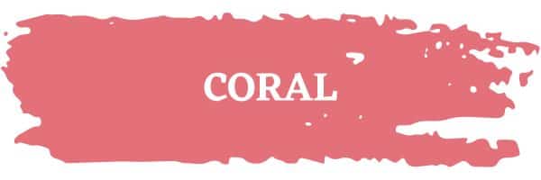 Significado del color coral