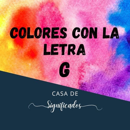 Colores con G