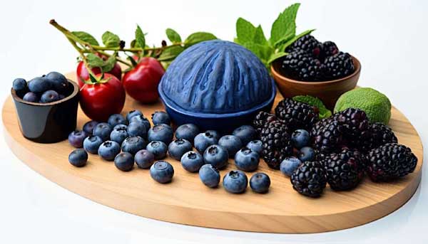 Frutas azules