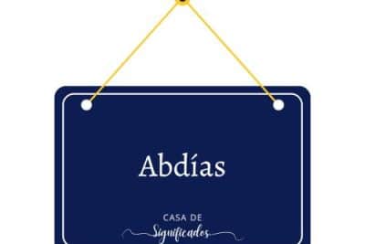 Significado de Abdías